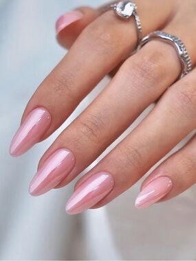 BTArtbox Sheer Pink Gel Nail Polish - Nude Pink Shine